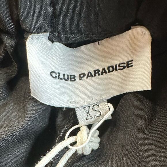 NWT Club Paradise Culture Kings Men’s Windbreaker Black Cargo Pants - Size XS - Picture 4 of 7
